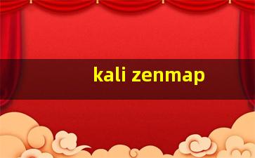 kali zenmap